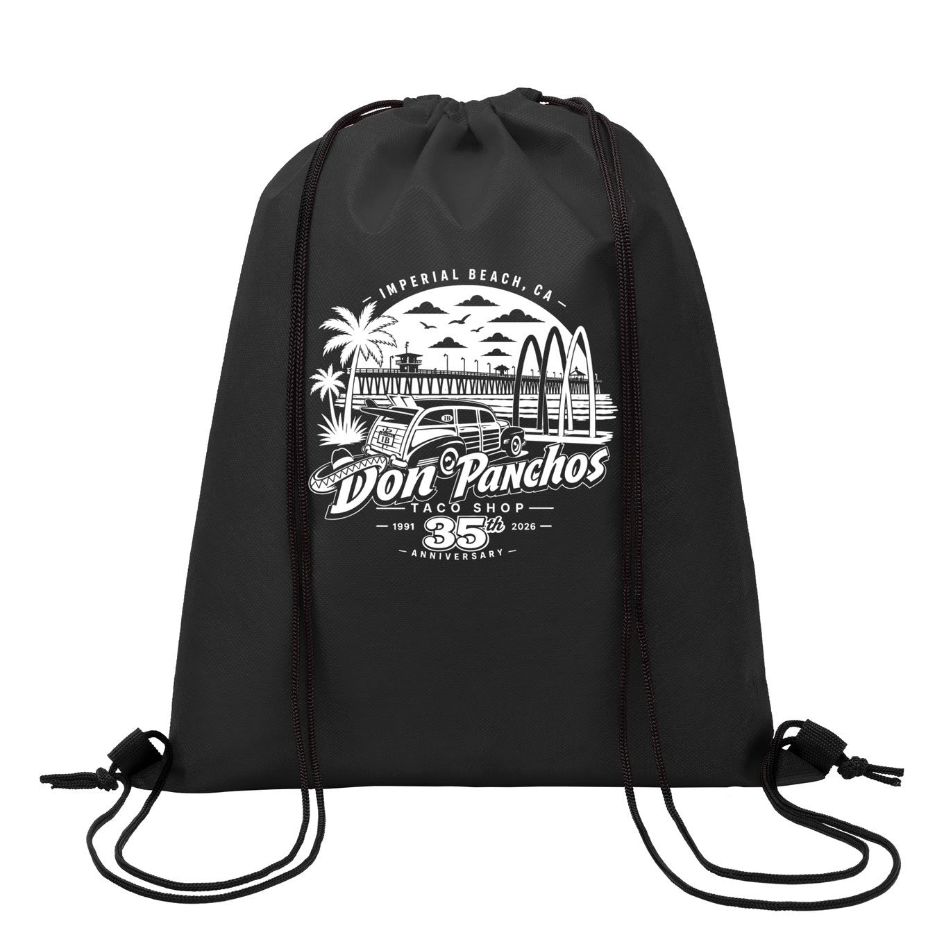 Don Panchos "35th Anniversary" Drawstring Bag