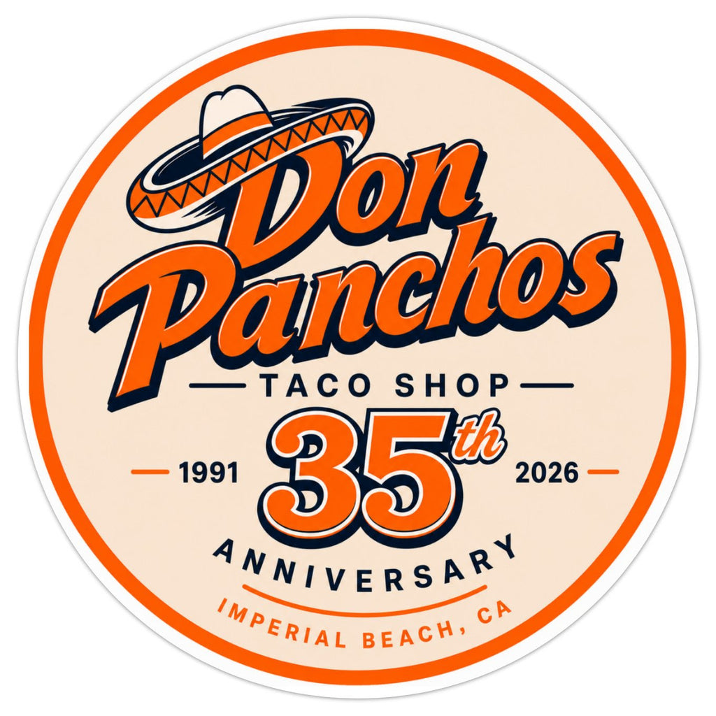 Don Panchos "35th Anniversary" Sticker
